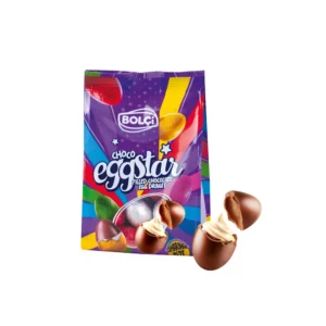 BOLÇİ -- C636 / Egg Star Sütlü Yumurta Çikolata 154 GR QUADRO POŞET ( ADET FİYATIDIR . KOLİ İÇİ 7 ADETTİR)
