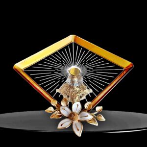 ART BEYAZ MANOLYA ALTIN YALDIZLI CAM 07