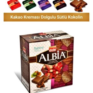 ALBİA NAPOLİTEN ÇİKOLATA KUTU İÇİ 2 KG'DİR (KG FİYATI 170 TL'DİR)