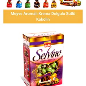 SELVİNO TORBACIK ÇİKOLATA KUTU İÇİ 2 KG'DİR  (KG FİYATI 170 TL'DİR)