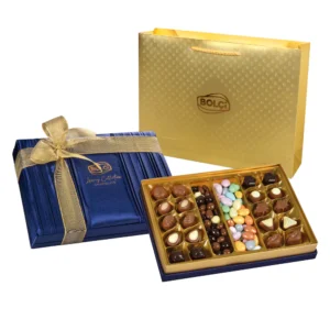 BOLÇİ -- CH083 / Saten Lacivert Kutu 500g (ADET FİYATIDIR. KOLİ İÇİ 6 ADETTİR)