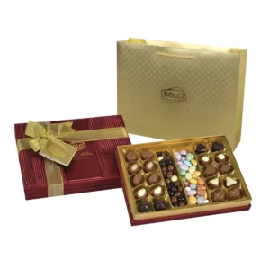 BOLÇİ -- CH084 / Saten Bordo Kutu 500g (ADET FİYATIDIR. KOLİ İÇİ 6 ADETTİR)