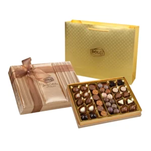 BOLÇİ -- CH091 / Saten Altın Kutu 500g (ADET FİYATIDIR. KOLİ İÇİ 6 ADETTİR)
