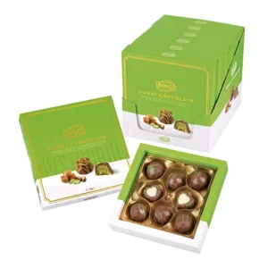 BOLÇİ -- CH321 / Dubai Çikolatası Fıstıklı Kadayıf Dolgulu Çikolata Kutu 96g (ADET FİYATIDIR. DİSPLAY 6 ADETTİR)