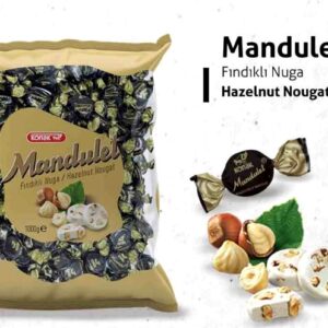 KONAK 310019 -- MANDULET FINDIKLI NUGA 1000 GR (KG FİYATIDIR. KOLİ İÇİ 5 KG'DIR)