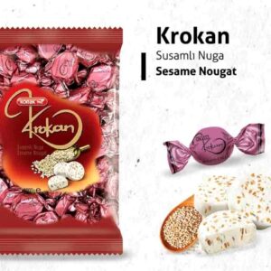 KONAK 310020 -- KROKAN SUSAMLI NUGA 1000 GR (KG FİYATIDIR. KOLİ İÇİ 5 KG'DIR)