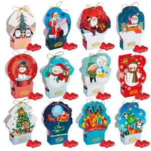 BOLÇİ -- CK192 Figürlü Çikolata Yılbaşı 80g (ADET FİYATIDIR. KOLİ İÇİ 12 ADETTİR)