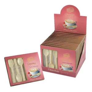BOLÇİ -- BK174 Çilekli Vanilyalı Beyaz Kaşık Çikolata 54g (ADET FİYATI 83 TL'DİR. DİSPLAY İÇİ 12 ADETTİR)