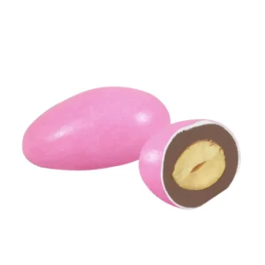 BOLÇİ -- D058 / Renkli Badem Draje PEMBE (KG FİYATI 720 TL'DİR. KOLİ İÇİ 3 KG'DİR)